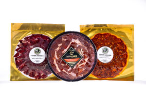 PACK Cecina de Buey + Chorizo de Buey + Jamón de Bellota Ibérico 75%